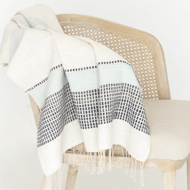 Camden throw: soft, versatile textile perfect for layering on sofas, chairs, or beds, adding warmth, texture, and a stylish accent to home décor.