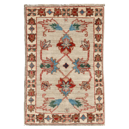 Ghazni Diyar Hand - Knotted Accent Rug – 2.8' x 1.8' | Loomier Mini Runner / Decorative Rug - Situations Interior DesignsRugsSituations Interior DesignsHOME-RUG-4291893