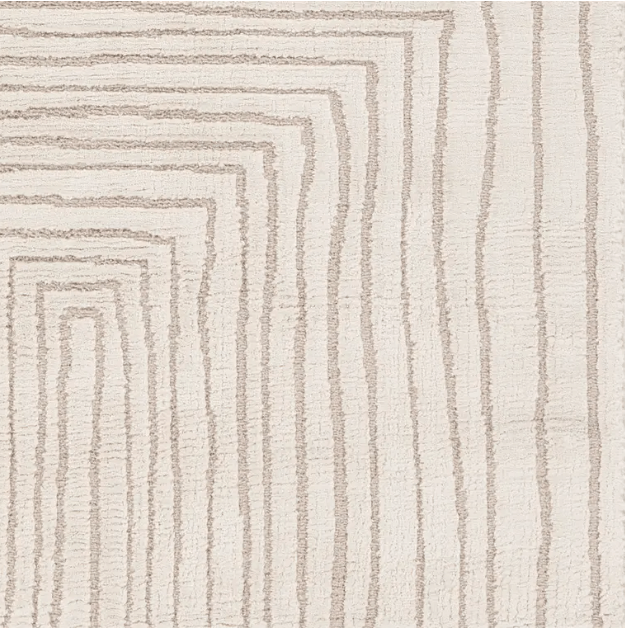 Jaida JID15 Fantana design rug, handcrafted plush polyester and polypropylene, soft high-low texture, ideal for living rooms, foyers, and high-traffic areas.