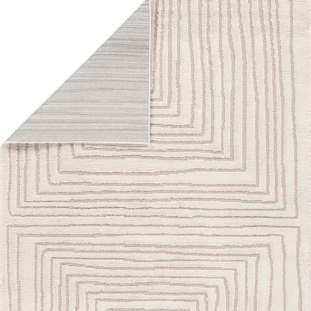 Jaida JID15 Fantana design rug, handcrafted plush polyester and polypropylene, soft high-low texture, ideal for living rooms, foyers, and high-traffic areas.