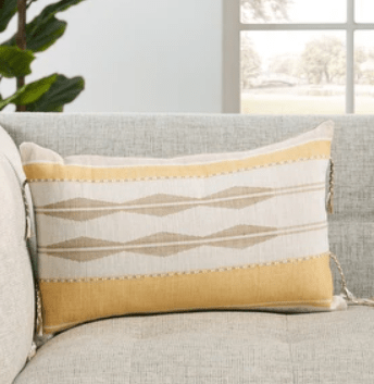 Label J Navida Mahalia Lumbar Pillow (Braided Tassels & Tribal Details) - LAST CALL - Situations Designs Throw Pillows NAD04-MAHA-COVER-467 Cover Only