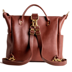 Legacy Backpack Tote is a versatile and stylish bag designed for everyday use, featuring comfortable straps and durable construction.   Chestnut Brown