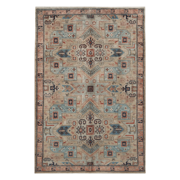 Loomier Ghazni Handmade Wool Area Rug - Geometric Design - Situations Interior DesignsRugsSituations Interior DesignsHOME-RUG-8270685