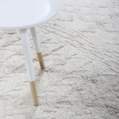 Loomier Ozbek Berber hand-knotted rug, 7’ x 5’, 100% wool, plush Moroccan-inspired design, perfect for living rooms, bedrooms, or cozy corners, luxurious high-pile texture for warmth and style.