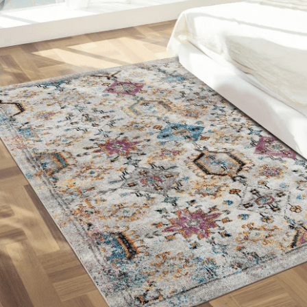 Loomier Vivace MAMOO D Rug, handcrafted plush area rug with soft high-low texture, contemporary design, ideal for living rooms, bedrooms, or entryways, versatile for modern and transitional interiors.