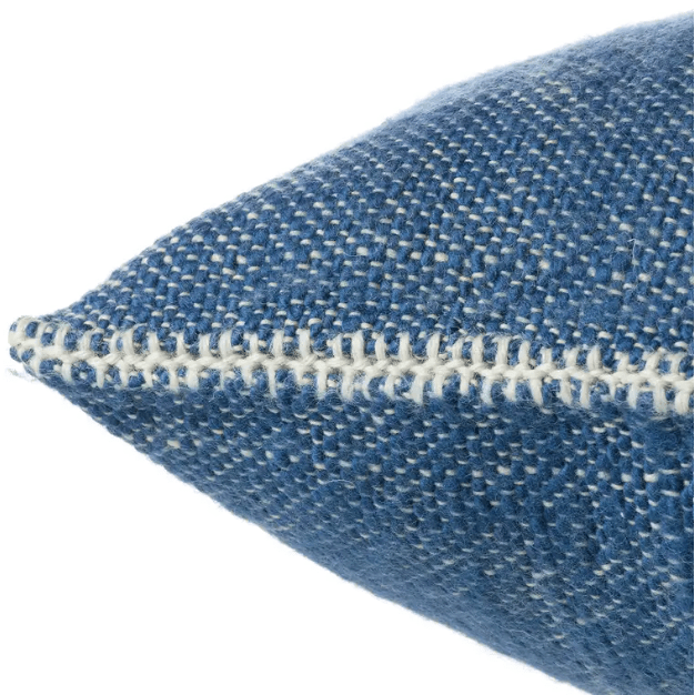 Margosa Mila 100% wool textured pillow in stonewashed finish; handcrafted accent pillow for sofas, chairs, or beds, adding cozy texture and artisan detail to home décor.  Stellar Cover Only