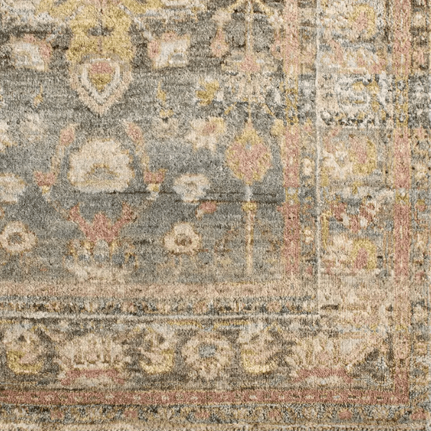 Mihret Arpina hand-knotted 100% wool rug; durable, kid- and pet-friendly artisan-crafted area rug featuring soft texture and timeless design for living rooms, bedrooms, or play areas.