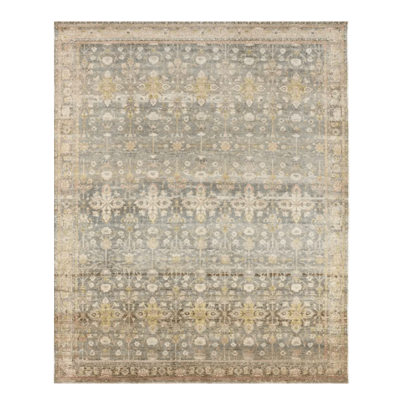 Mihret Arpina hand-knotted 100% wool rug; durable, kid- and pet-friendly artisan-crafted area rug featuring soft texture and timeless design for living rooms, bedrooms, or play areas.