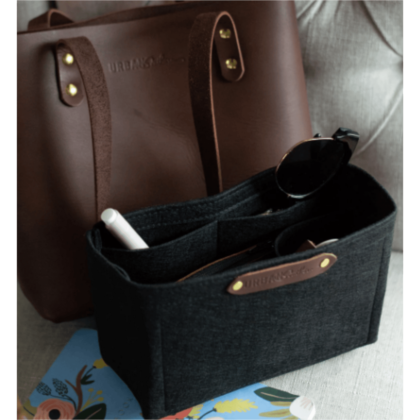 Mini Tote Insert: Organization At Its Finest - Situations Designs Handbags ACCS-TOTE INSERT-MINI-001