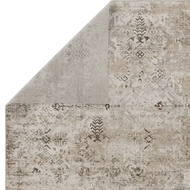 Nadine NDN03 area rug, power-loomed 100% polyester, kid- and pet-friendly, easy-care contemporary design.