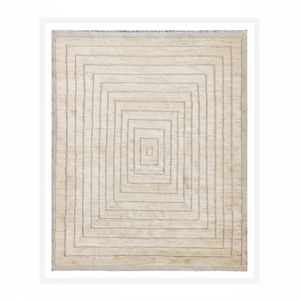 Ozbek Berber Hand - Knotted Rug – 7.8' x 6.1' | 100% Wool Moroccan - Inspired Luxury - Situations Interior DesignsRugsSituations Interior DesignsHOME-RUG-4293869