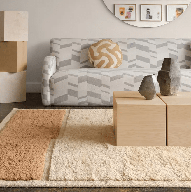 Solum SBO01 area rug by Bradley Odom, handwoven 100% wool, durable and artisan-crafted, 12' x 15'.