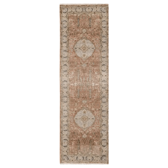 Someplace in Time Resonant hand-knotted 100% wool rug with a timeworn finish; durable, kid- and pet-friendly artisan-crafted area rug adding texture, warmth, and timeless style to living spaces.