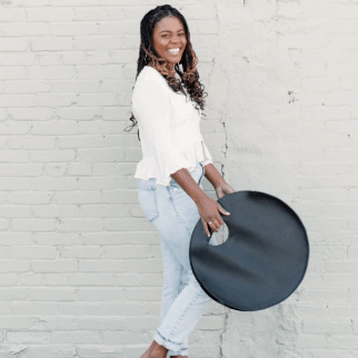 Urban Southern The Carrollton Circle Tote: stylish and spacious tote bag featuring durable materials and modern design, perfect for everyday use, errands, or casual outings.  Black