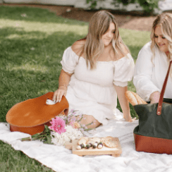 Urban Southern The Carrollton Circle Tote: stylish and spacious tote bag featuring durable materials and modern design, perfect for everyday use, errands, or casual outings. Honey