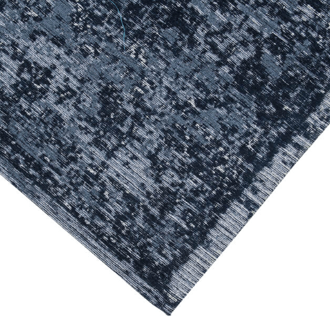 Vivace Argentella 5 Night Sky Jacquard Chenille Rug, velvety soft 3D texture with deep midnight tones and subtle glowing accents, perfect for adding mood and sophistication to living rooms, bedrooms, or dining areas.