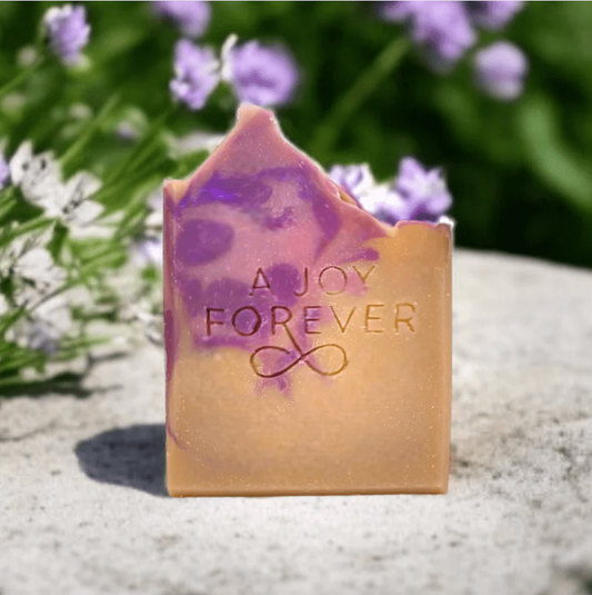 Wild Lavender & Chamomile vegan soap; plant-based bar infused with calming lavender and chamomile, offering gentle cleansing and moisturizing for skin with eco-friendly, cruelty-free ingredients.